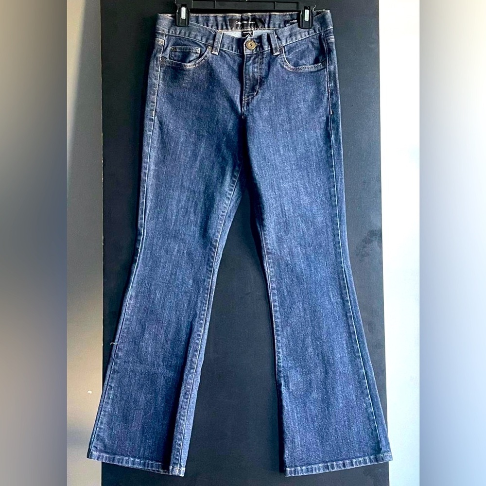 Calvin Klein‎ Denim Blue Jeans Fit Flare Women's Size 33 Preowned RN 36009